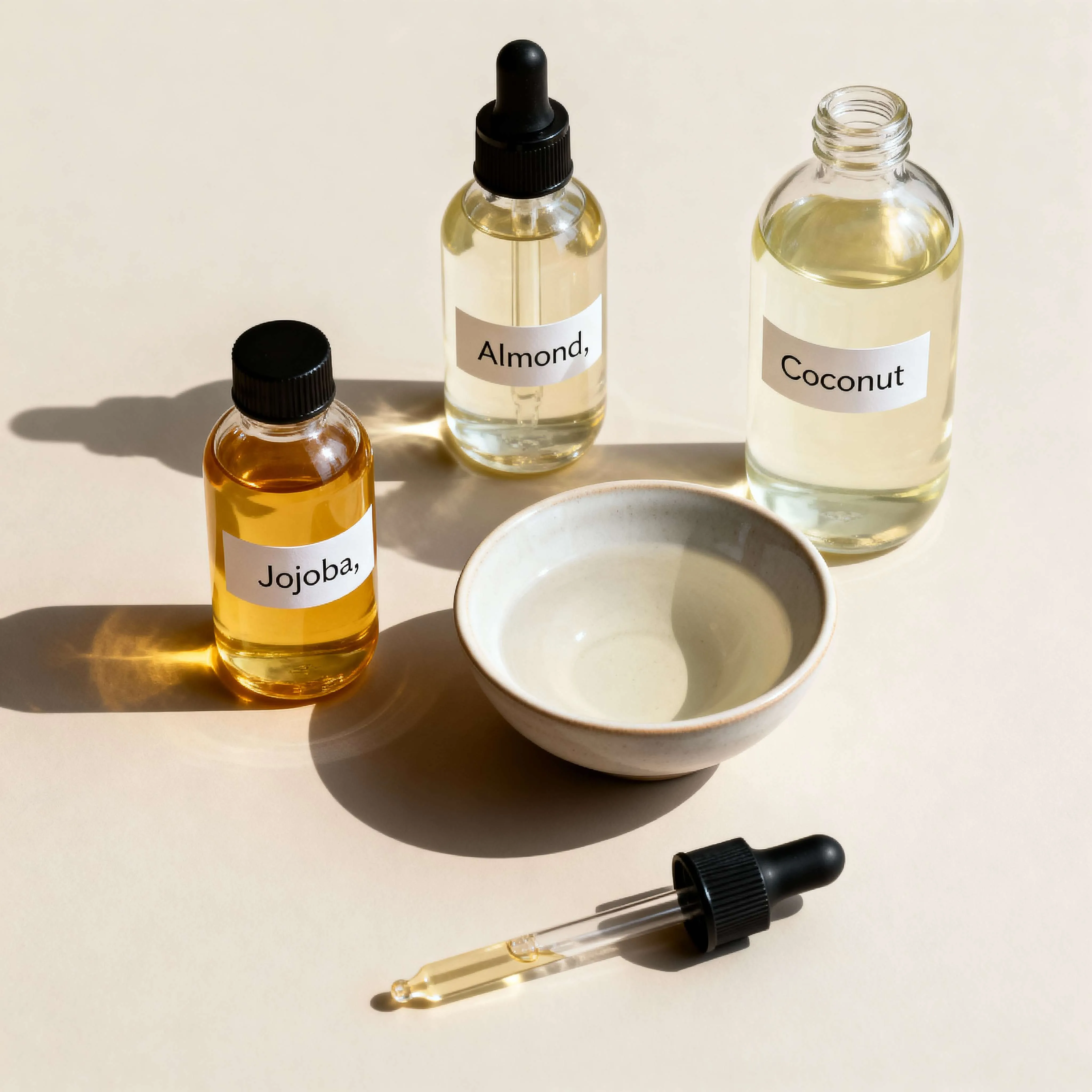 ما هي الزيوت الناقلة؟ دليلك لاختيار الأساس المثالي لخلطاتك الطبيعية