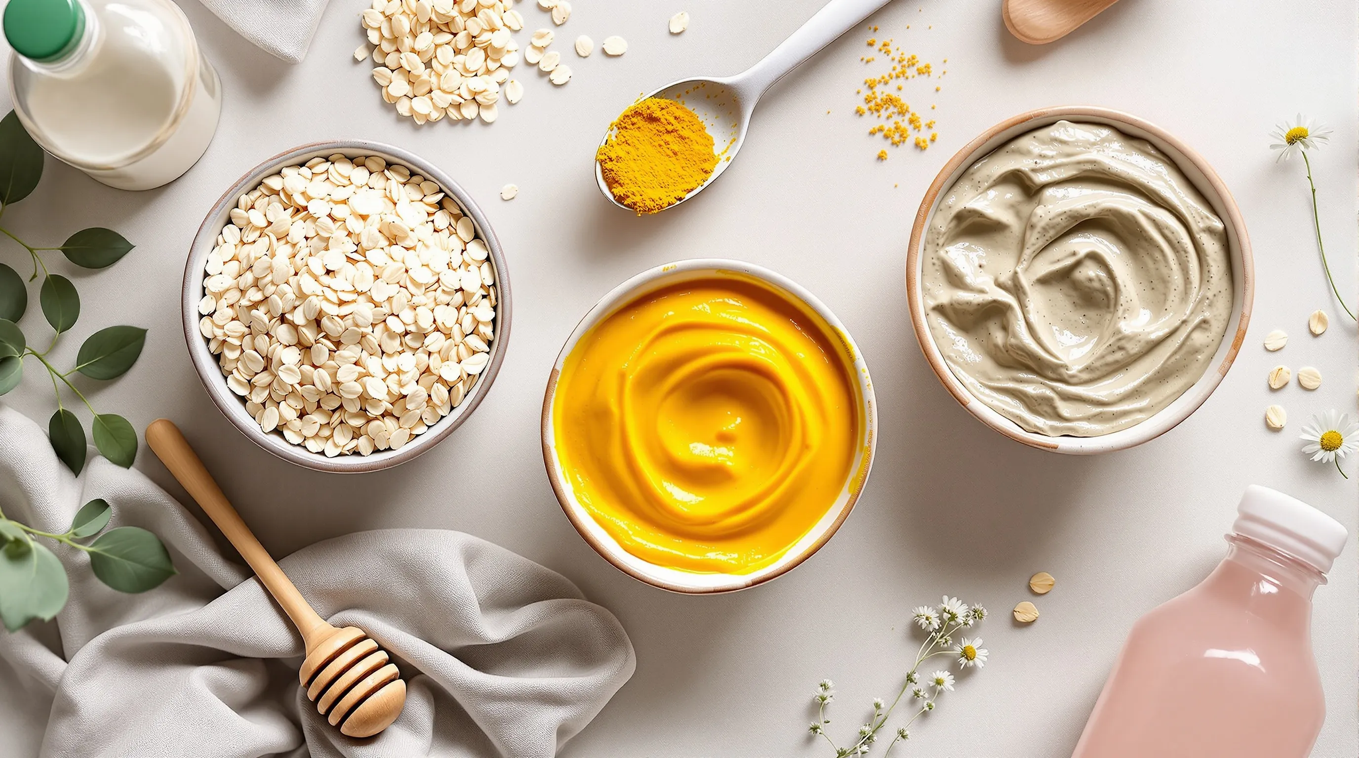 تغذية بشرتك من مطبخك: 3 ماسكات طبيعية سهلة لوجه مشرق